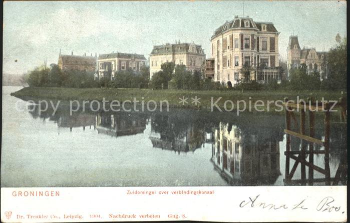 Groningen Zuidersingel over verbindingskanaal Kanal