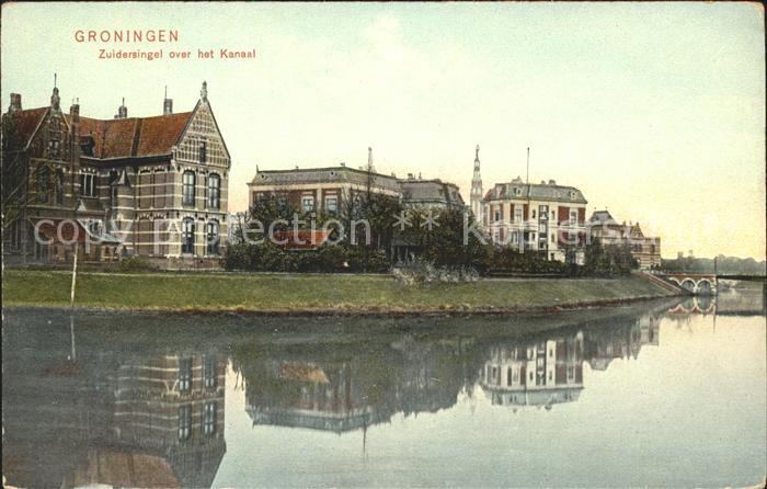 Groningen Zuidersingel over het Kanaal Kanal