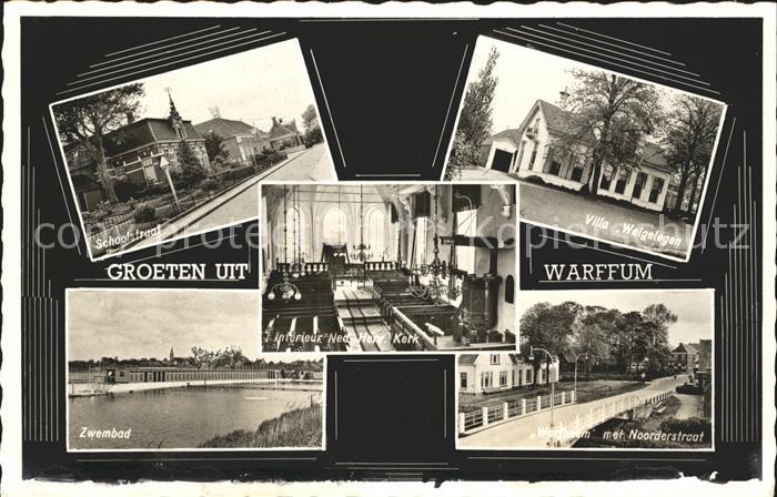 Warffum Schoolstraat Villa Welgelegen Zwembad Interieur Kerk Warfheem Noorderstr