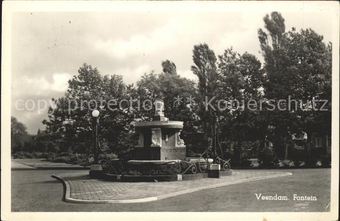 Veendam Fontein Brunnen