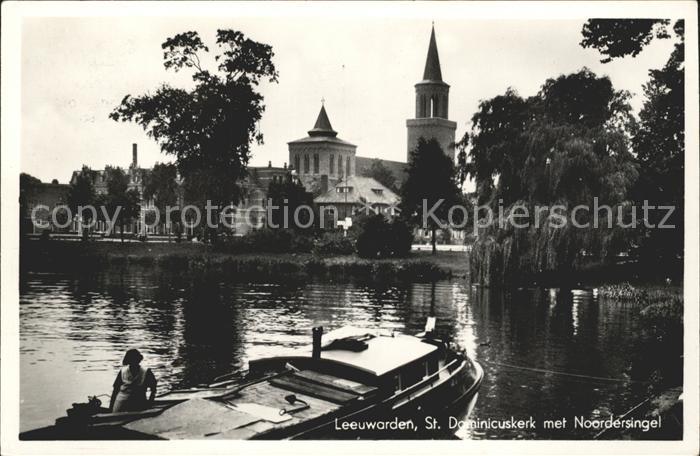 Leeuwarden St Dominicuskerk met Noordersingel Kirc