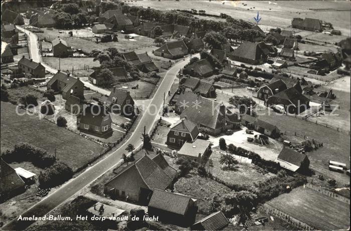 Ballum Ameland Vanuit de lucht Fliegeraufnahme