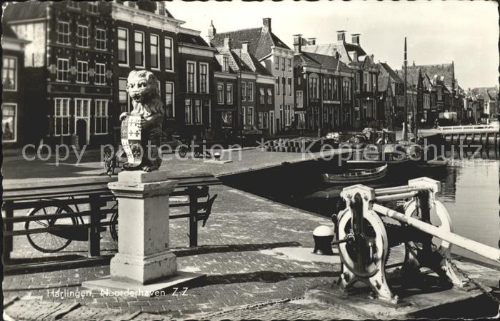 Harlingen Friesland Noorderhaven Hafen Skulptur