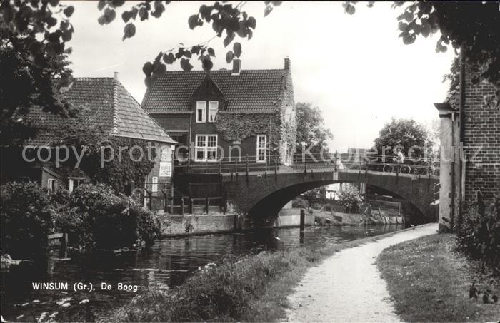 Winsum De Boog Brug Brücke
