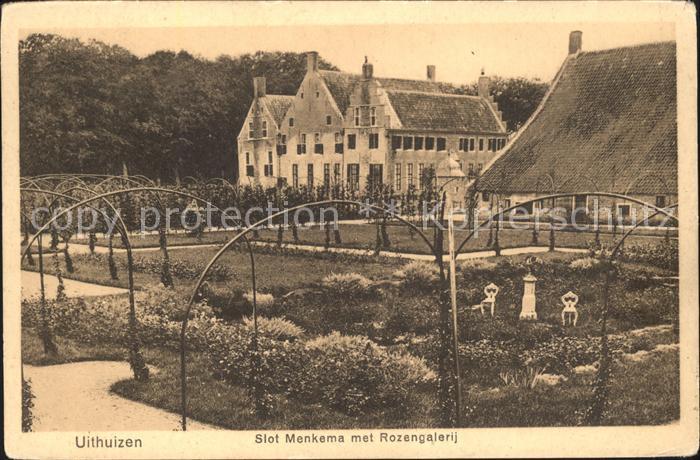 Uithuizen Slot Menkema met Rozengalerij Schloss R