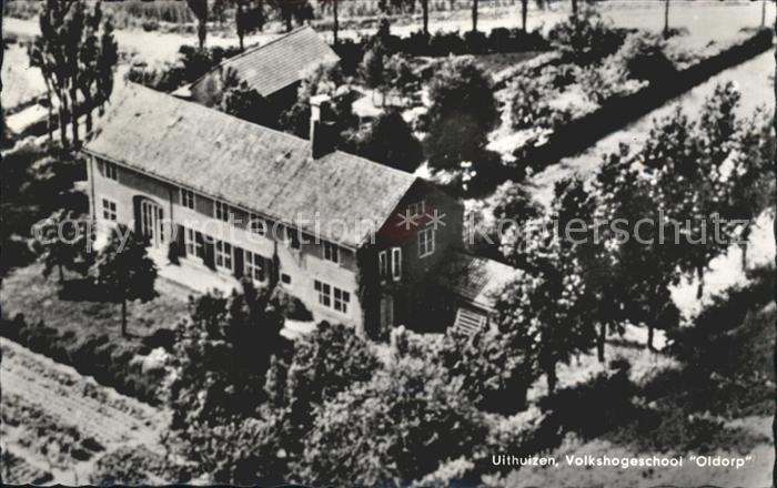 Uithuizen Volkshogeschool Oldorp Fliegeraufnahme
