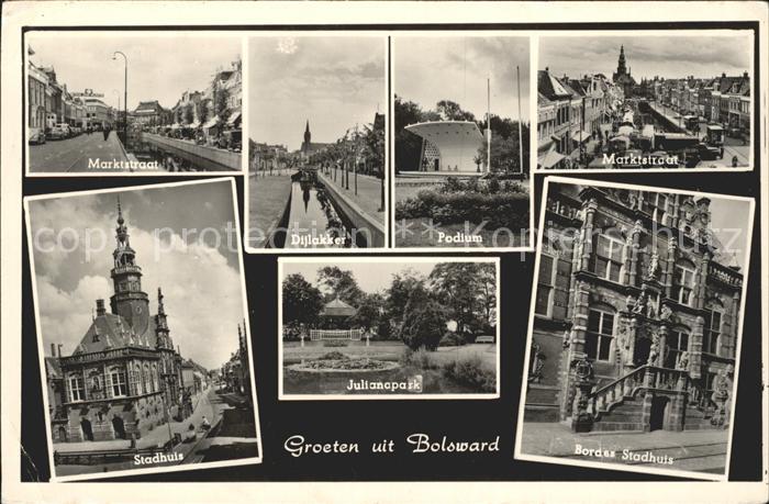 Bolsward Boalsert Marktstraat Dijlakker Podium Stadhuis J