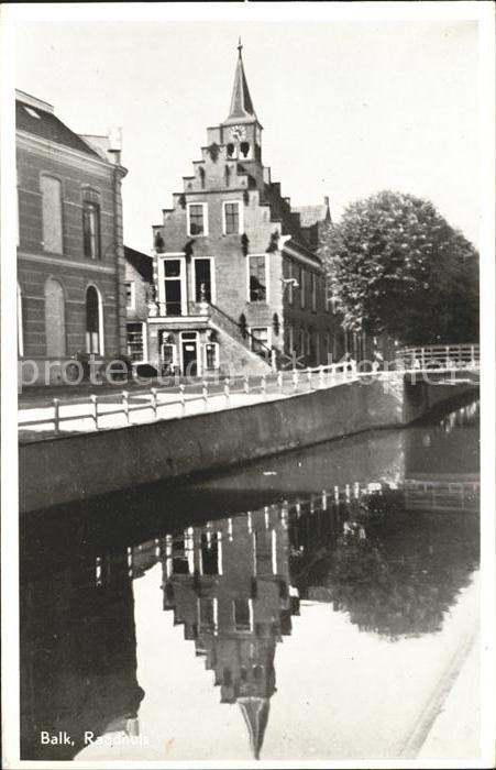 Balk Raadhuis Rathaus Kanal