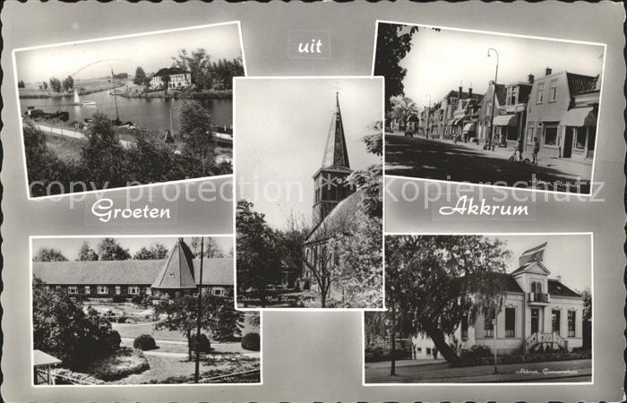 Akkrum Heechein Gemeentehuis Kerk Welgelegen