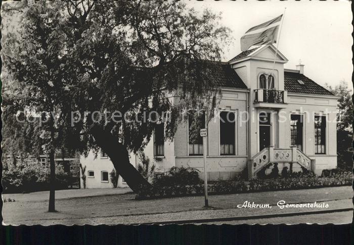 Akkrum Gemeentehuis Fahne