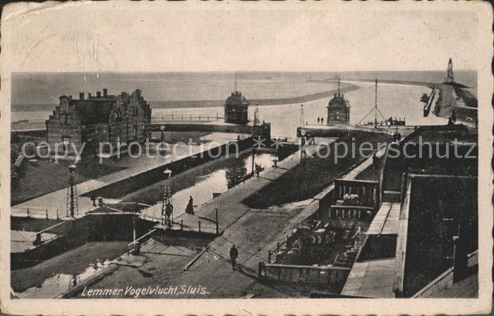 Lemmer Sluis Vogelvlucht Schleuse