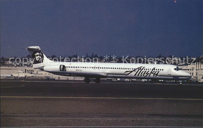 Flugzeuge Zivil McDonnell Douglas MD-82 c/n 49386 N784JA Alaska Airlines