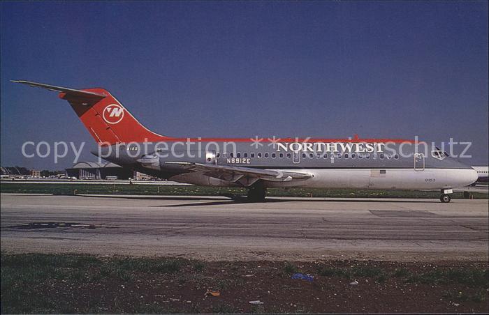 Flugzeuge Zivil Dougles DC-9-14 c/n 45829 N8912E Northwest Airlines
