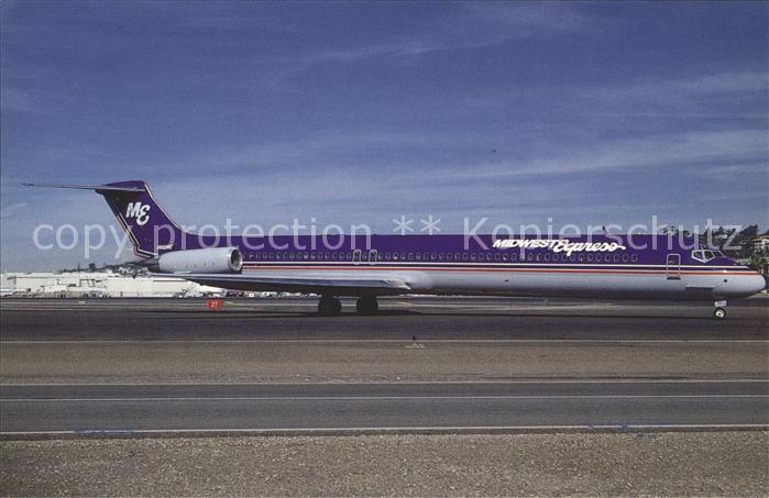 Flugzeuge Zivil McDonnell Douglas MD-77 c/n 49762 N601ME Midwest Express
