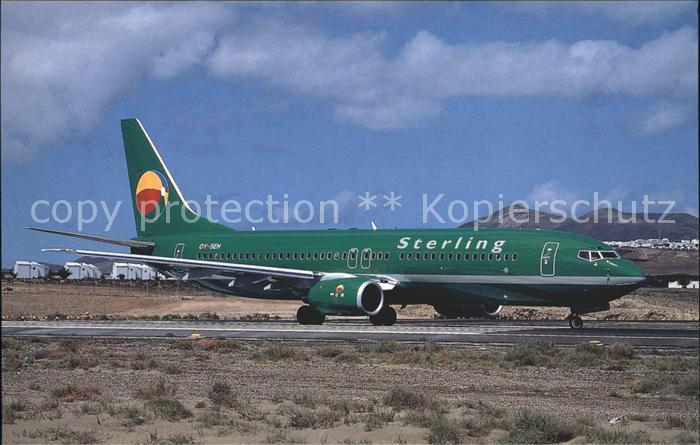 Flugzeuge Zivil Sterling European Airlines Boeing 737-8