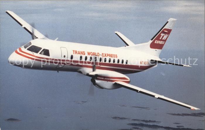 Flugzeuge Zivil Trans World Express Saab 340A N749BA c/n 340A-152