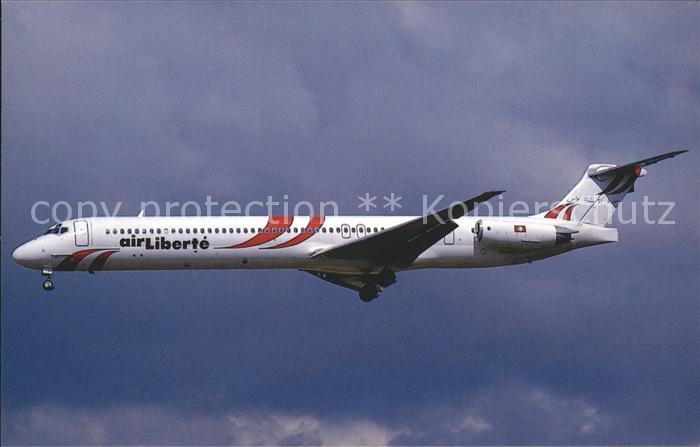 Flugzeuge Zivil F-GHEC McDDouglas MD-83 c/n 49662 Air Liberte Tunesie