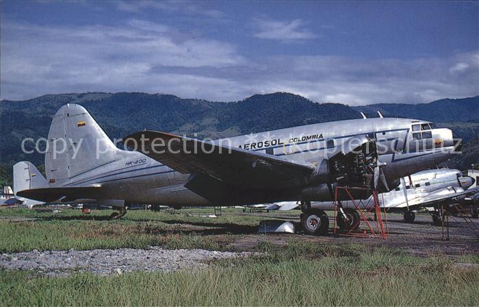 Flugzeuge Zivil HK-400 Curtiss C. 46F c/n 22468 Aerosol Colombia