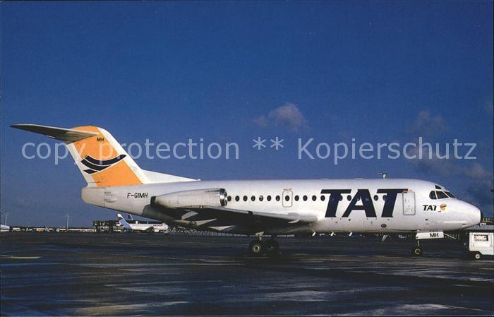 Flugzeuge Zivil F-GIMH Fokker 28-1000 c/n 11003 TAT