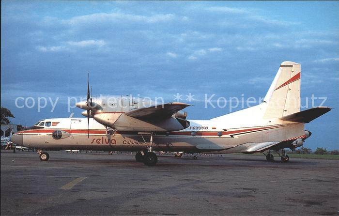 Flugzeuge Zivil Antonov 32B HK-3930X cn 3309 Selva Colombia