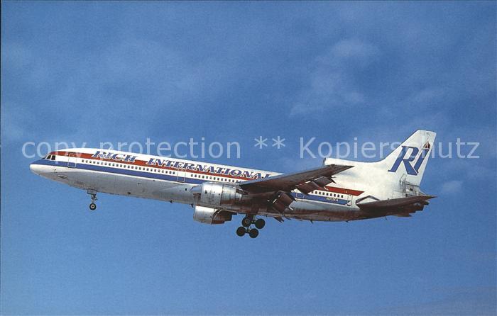 Flugzeuge Zivil Lockheed L-1011-385-1 TriStar 1 N313EA cn 193A-1020 Rich Interna