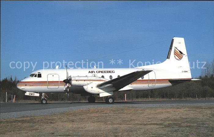 Flugzeuge Zivil British Aerospace HS 748-221 Srs 2A C-GQWO cn 1597 Air Creebec