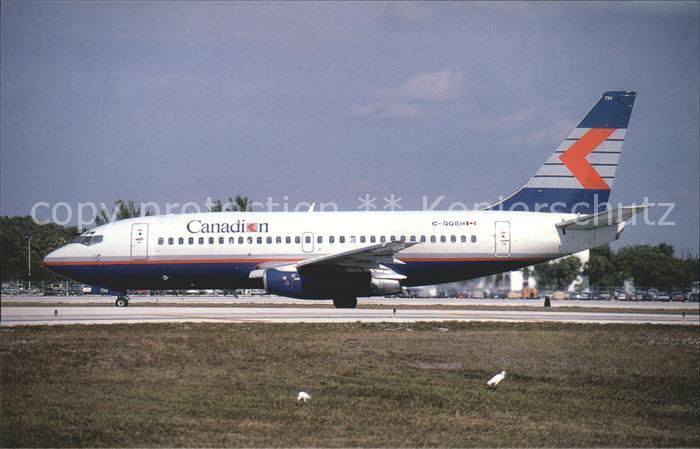 Flugzeuge Zivil Boeing 737-200Adv. C-GQBH Canadian