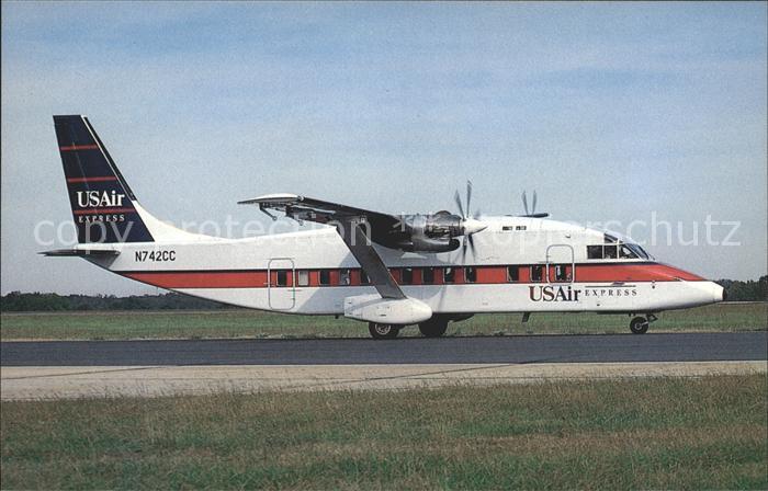 Flugzeuge Zivil USAir Express CCAir Shorts 360-300 N742CC MSN SH. 3742