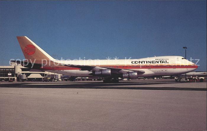 Flugzeuge Zivil Continental Boeing 747-238B N610PE