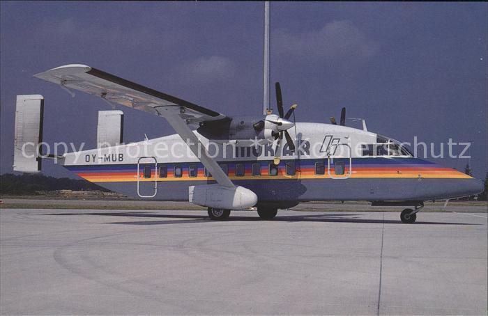 Flugzeuge Zivil Shorts 330-200 c/n SH-3069 Oy-Mub Muk Air