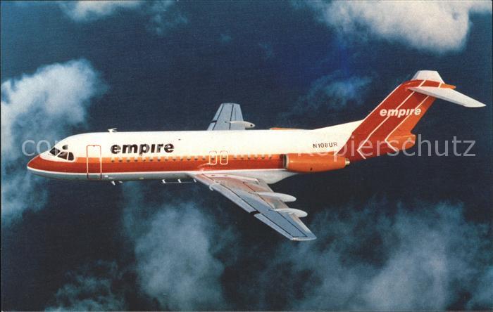 Flugzeuge Zivil Empire Airlines Fokker F-28 Fellowship 4000 N108UR c/n 11173