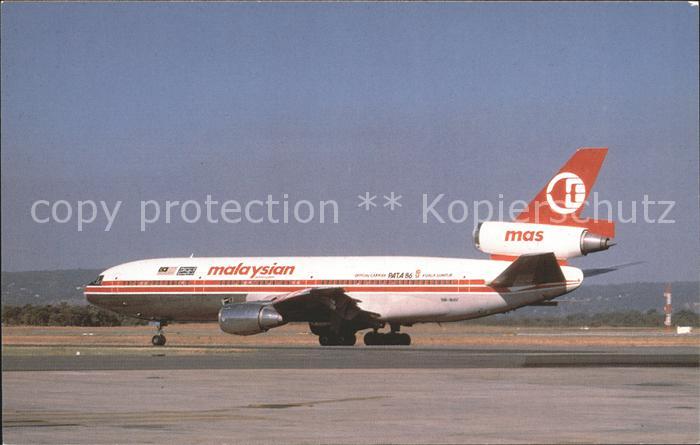 Flugzeuge Zivil Malaysian Airline System DC-10-30 9M-MAV c/n 48283 PATA 86