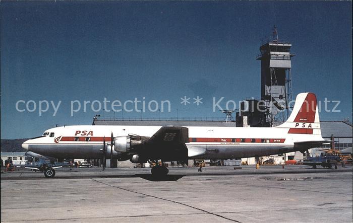 Flugzeuge Zivil Pacific Southwest Airlines Douglas DC-6