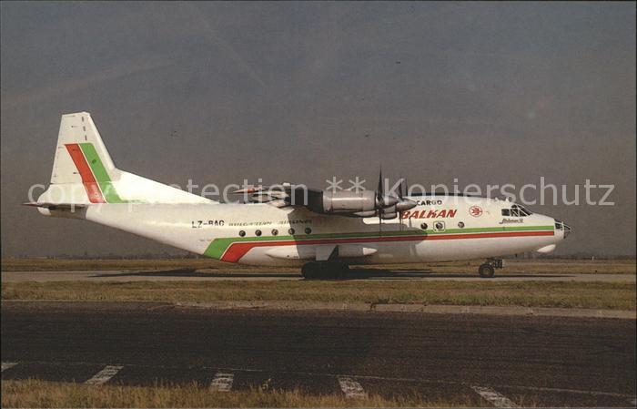 Flugzeuge Zivil Antonov AN-12 LZ-BAC c/n 3708 Balkan Bulgarian Airlines Cargo