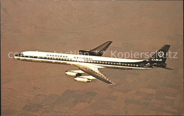 Flugzeuge Zivil ONA Overseas National Airways McDonnell Douglas DC-8-63CF N863F
