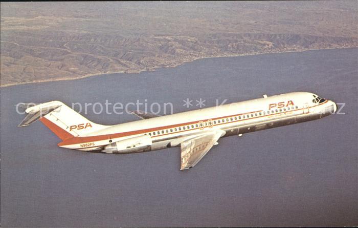 Flugzeuge Zivil PSA Pacific Southwest Airlines McDonnell Douglas DC-9-31 N982PS
