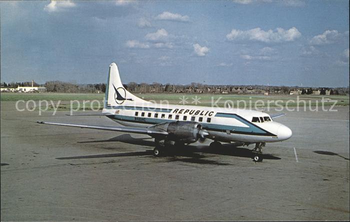 Flugzeuge Zivil Republic Airlines Convair 580 N4824C c/n 379