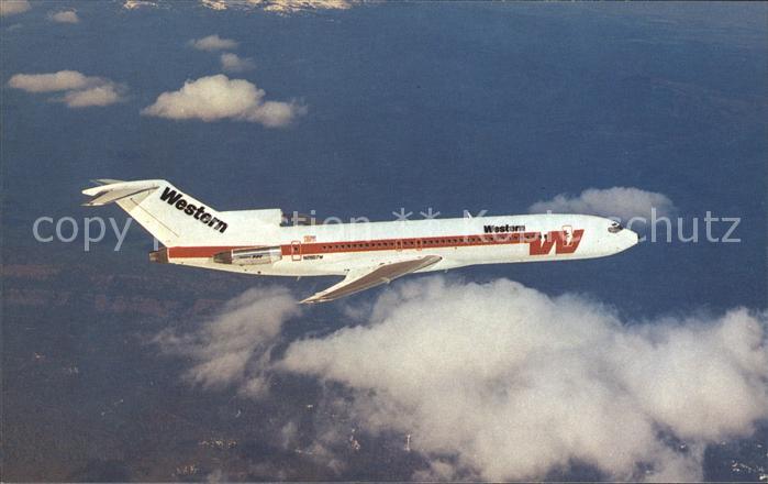 Flugzeuge Zivil Western Airlines Boeing 727-247-A N2807W c/n 20579