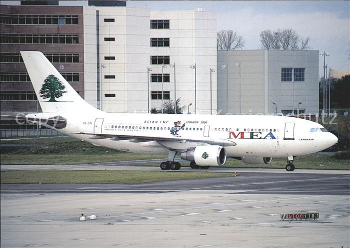 Flugzeuge Zivil MEA A310-222 3B-STJ c/n 350