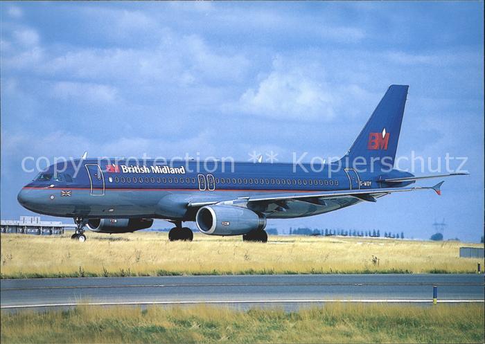 Flugzeuge Zivil British Midland A320-232 G-MIDY c/n 101