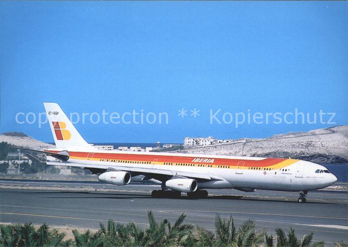 Flugzeuge Zivil Iberia A340-313 EC-CQK c/n 197
