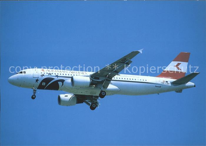 Flugzeuge Zivil Austrian Airlines A320-214 OE-LBP c/n 797