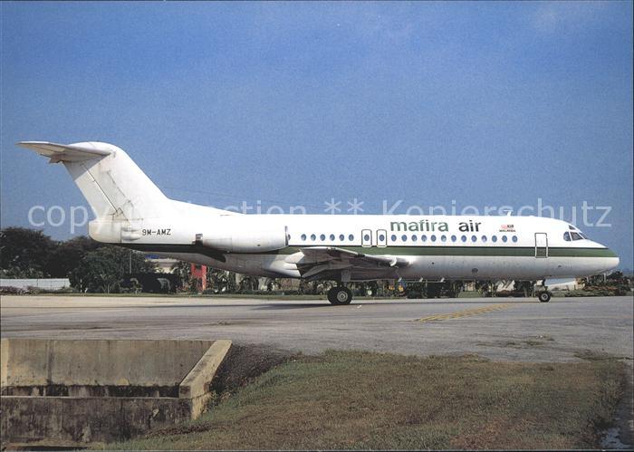 Flugzeuge Zivil Mafira Air Fokker 28-4000 9M-AMZ c/n 11168