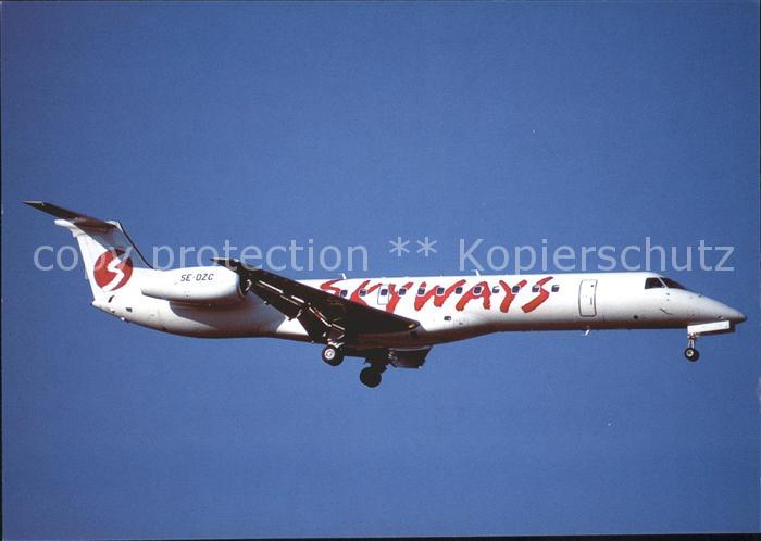 Flugzeuge Zivil Embraer Emb. 145 Skyways Suede SE-DZC