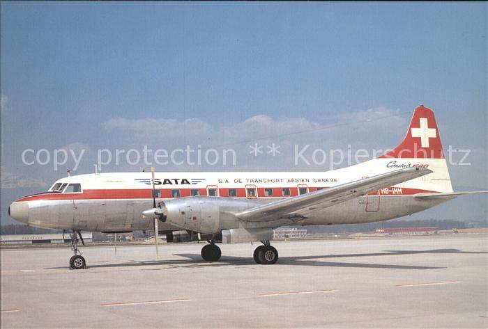 Flugzeuge Zivil SATA Convair 640 HB-IMM c/n 412