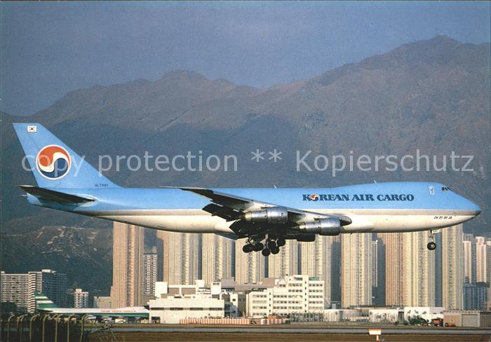 Flugzeuge Zivil Korean Air Cargo Boeing 747-230 F HL-74