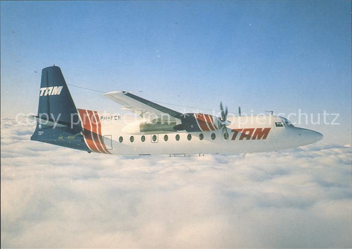 Flugzeuge Zivil Fokker F27 Mk600 TAM PH-FCR