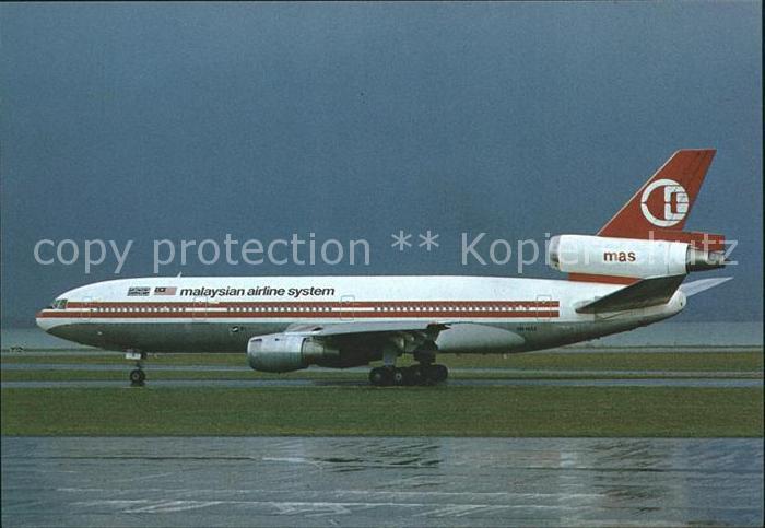 Flugzeuge Zivil Malaysian Airline System DC 10-30 9M-MAS c/n 46955