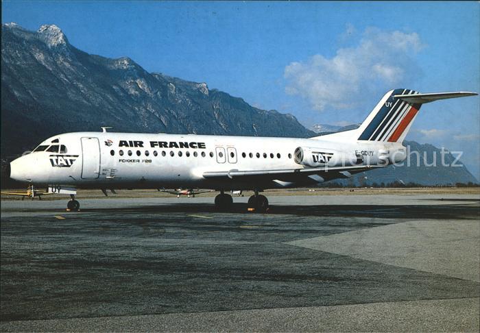 Flugzeuge Zivil Air France T.A.T. Fokker F-28-4000 F-GDUY