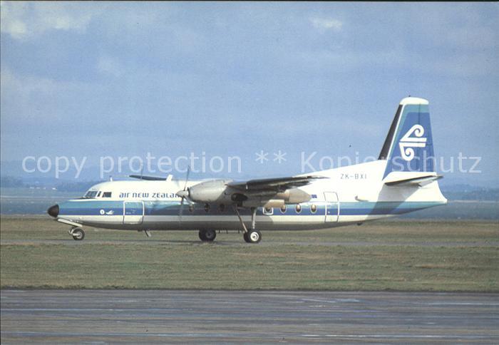 Flugzeuge Zivil Air New Zealand Fokker F27 Friendship ZK-BX1 c/n 10286 F/F 2-11-